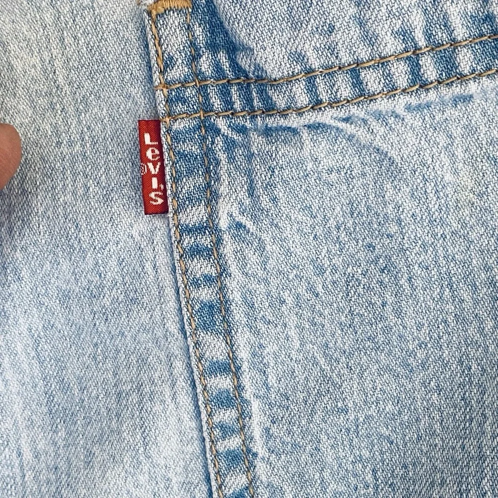 Vintage Levi's Red Tab Denim Shirt Mens XL Metal Buttons Long Sleeve Casual